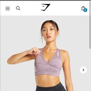 Adapt animal seamless sports bra